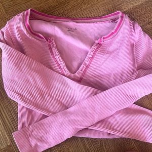 out from under urban outfitters pink top